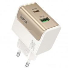 МЗП Hoco CS73A Star Speed PD30W+QC3.0 (1USB-A/1C) White