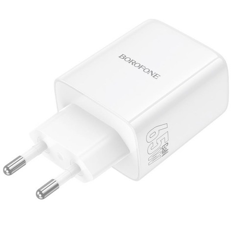 МЗП Borofone BN32 Cargador PD65W (1USB-A/2C) White