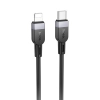 Дата кабель Hoco X109 Energy silicone Type-C to Lightning (1m) Black