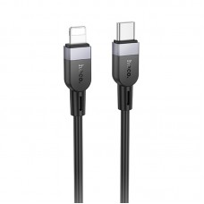 Дата кабель Hoco X109 Energy silicone Type-C to Lightning (1m) Black