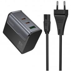 МЗП Hoco CS76A Star Speed PD70W (1USB-A/2C) Midnight Black