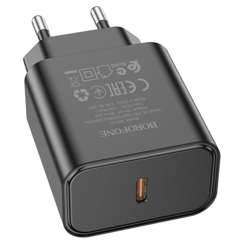 МЗП Borofone BA71A PD20W (1USB-C) Чорний
