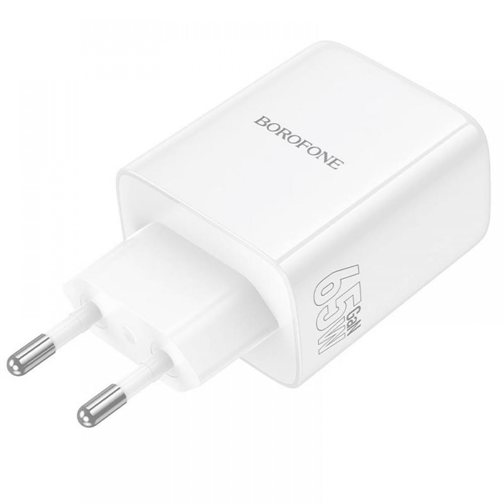МЗП Borofone BN32 Cargador PD65W (1USB-A/2C) White