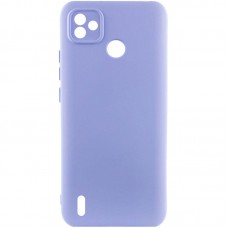 Чохол Silicone Cover Lakshmi Full Camera (A) для TECNO POP 5 Бузковий / Dasheen