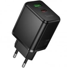МЗП Hoco C157A Smart PD30W+QC3.0 (1USB-A/1C) Black
