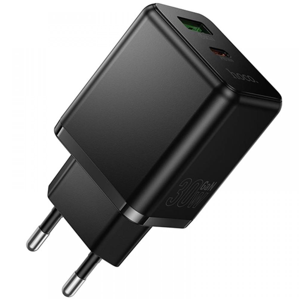 МЗП Hoco C157A Smart PD30W+QC3.0 (1USB-A/1C) Black