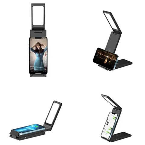 БЗП Usams US-CD181 15W 3in1 with Table Lamp Black