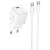 МЗП Hoco N66 Ingenious PD35W (1USB-C) + кабель Type-C to Type-C White