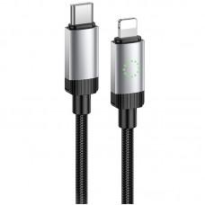Дата кабель Hoco X117 Star Type-C to Lightning 27W (1m) Black