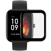 Полімерна плівка 3D (full glue) (тех.пак) для Xiaomi Amazfit Bip 3 / Bip 3 Pro Чорний