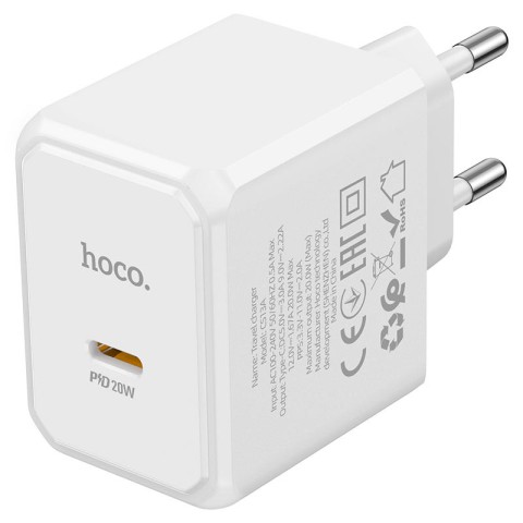 МЗП Hoco CS13A Ocean PD20W (1USB-C) White