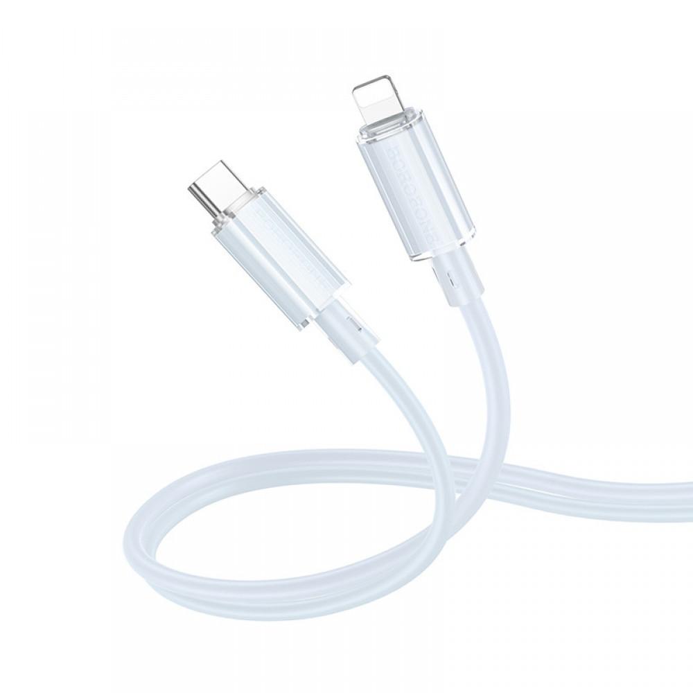 Дата кабель Borofone BX112 Lemon Type-C to Lightning 27W (1m) Blue