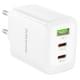 МЗП Borofone BN32 Cargador PD65W (1USB-A/2C) White