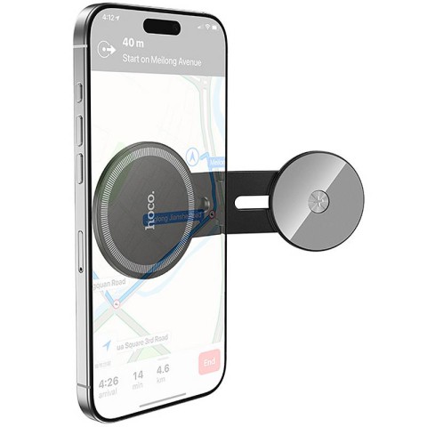 Магнітний тримач Hoco H93 Stable magnetic MagSafe for Apple Black
