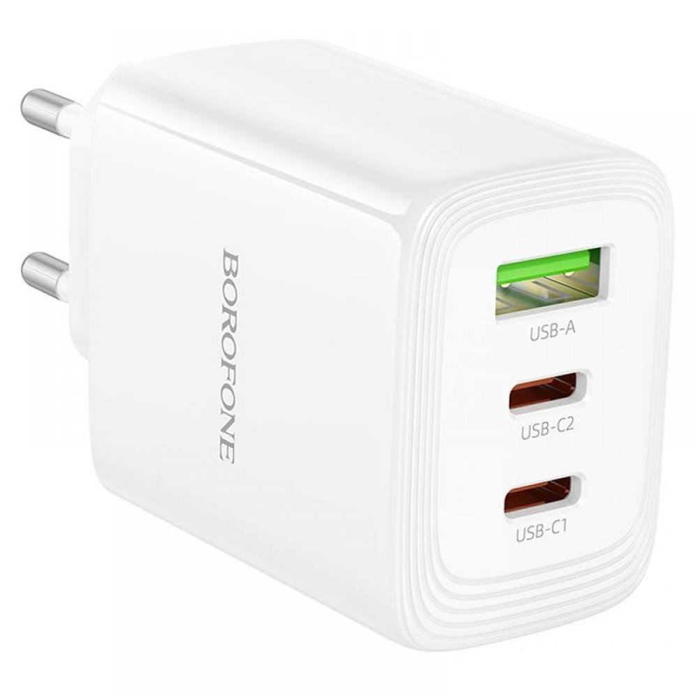 МЗП Borofone BN32 Cargador PD65W (1USB-A/2C) White