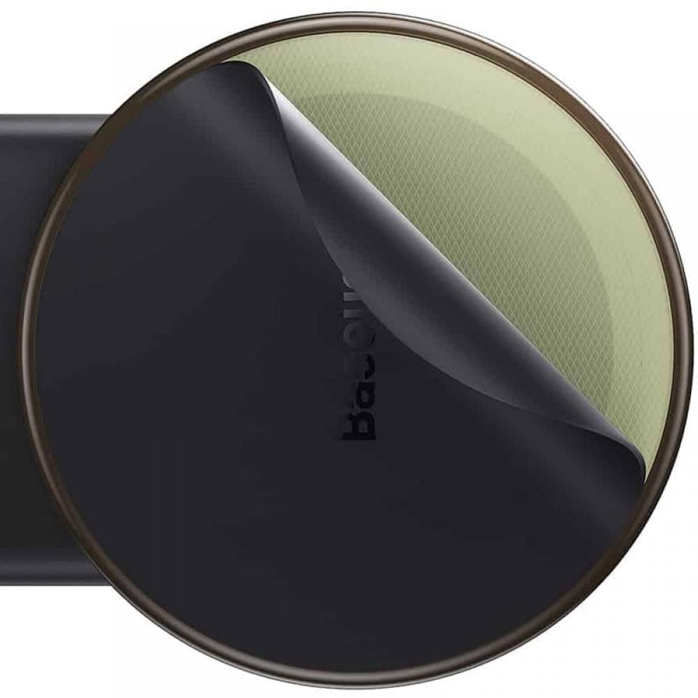 Автотримач Baseus C02 Pro Series Magnetic Wireless Charging Car Mount Cluster (C40156000111-00) Black