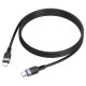 Дата кабель Hoco X109 Energy silicone Type-C to Lightning (1m) Black
