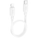 Дата кабель Hoco X96 Hyper Type-C to Lightning 20W (0.25m) White