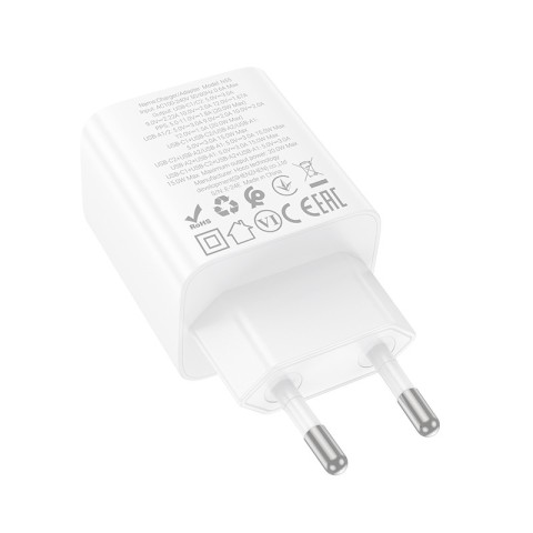 МЗП Hoco N55 Fundador PD20W four-port (2USB-A/2C) White
