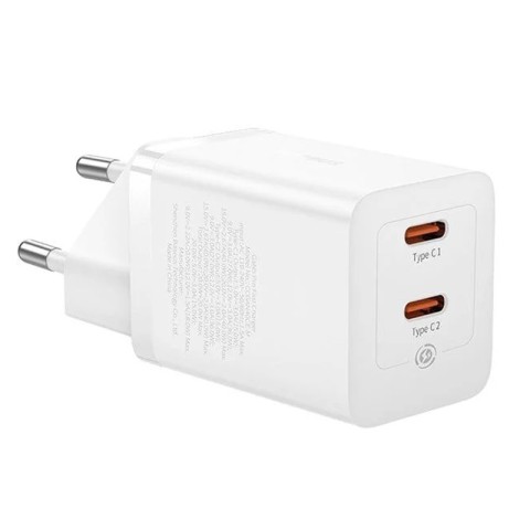 МЗП Baseus GaN5 Pro OS + Type-C to Type-C 40W (CCGP18010) White