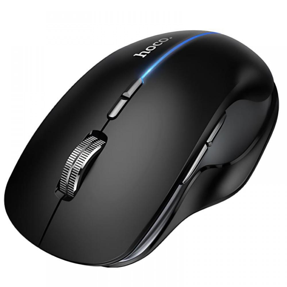 Миша бездротова Hoco GM40 Dixon RGB dual-mode Dark Night Black