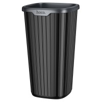 Автомобільний контейнер для сміття у підсклянник Hoco ZP12 Black