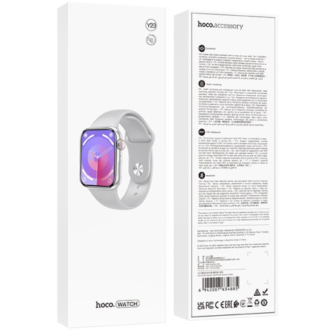 Смарт-годинник Hoco Smart Watch Y23 Smart sports watch (call version) Silver