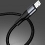 Дата кабель MJEMS US-SJ330 M2 Type-C to Lightning Fast Charging Cable 1.2m Чорний