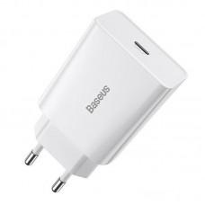 МЗП Baseus Speed Mini Quick Charger 20W (1USB-C) (CCFS-S) Білий