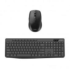 Бездротова клавіатура+миша WIWU KM-01 Office Black