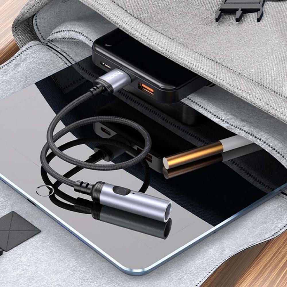 Портативный прикуриватель зажигалка Hoco UA30 USB