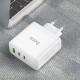 МЗП Hoco N30 Glory PD65W (2Type-C/1USB) White
