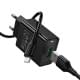 МЗП Hoco CS92A Leader 18W+QC3.0 (1USB-A) + кабель USB to MicroUSB Black