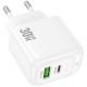 МЗП Hoco CS55A Surplus PD30W+QC3.0 (1USB-A/1C) White