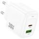 МЗП Hoco CS55A Surplus PD30W+QC3.0 (1USB-A/1C) White