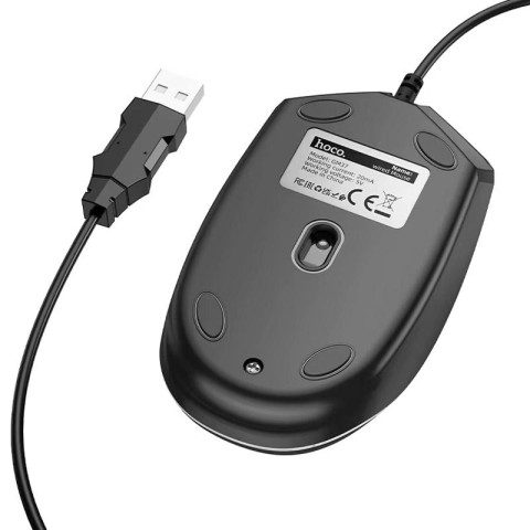 Дротова миша Hoco GM37 Wonderful Gaming Luminous Black