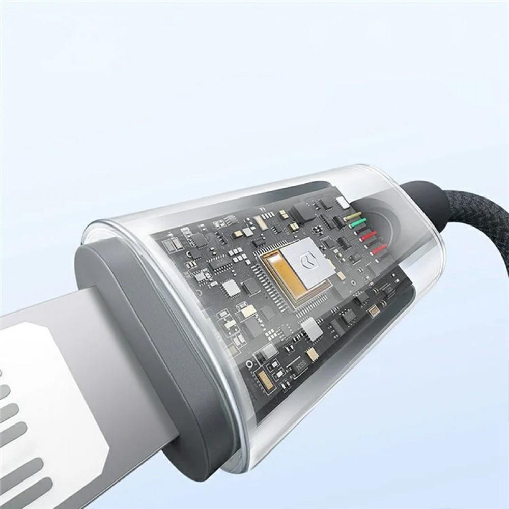 Дата кабель Baseus Discolor Series Fast Charging Type-C to Lightning 20W (1m) (P10374901) Cluster Black