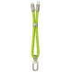Дата кабель-шнурок Hoco GH5 Elegant Type-C to Lightning (0.21m) Fluorescent Green
