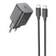 МЗП Hoco N40 Mighty PD20W (1USB-C) + кабель Type-C to Type-C Black