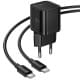 МЗП Hoco N66 Ingenious PD35W (1USB-C) + кабель Type-C to Type-C Black