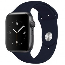 Силіконовий ремінець для Apple watch 38mm/40mm/41mm Темно-синій / Midnight blue