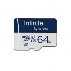 Карта пам'яті microSDXC WIWU Wi-FC004 Infinite Series 64GB (U3, C10) без адаптера Blue