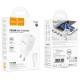 МЗП Hoco C146A Charm PD20W (1USB-C) + кабель Type-C to Lightning White