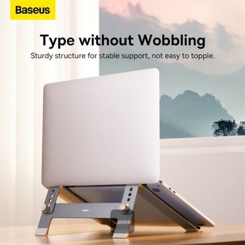 Підставка для ноутбуку Baseus UltraStable (4-Gear Adjustable) (B10053100811-00) Space grey