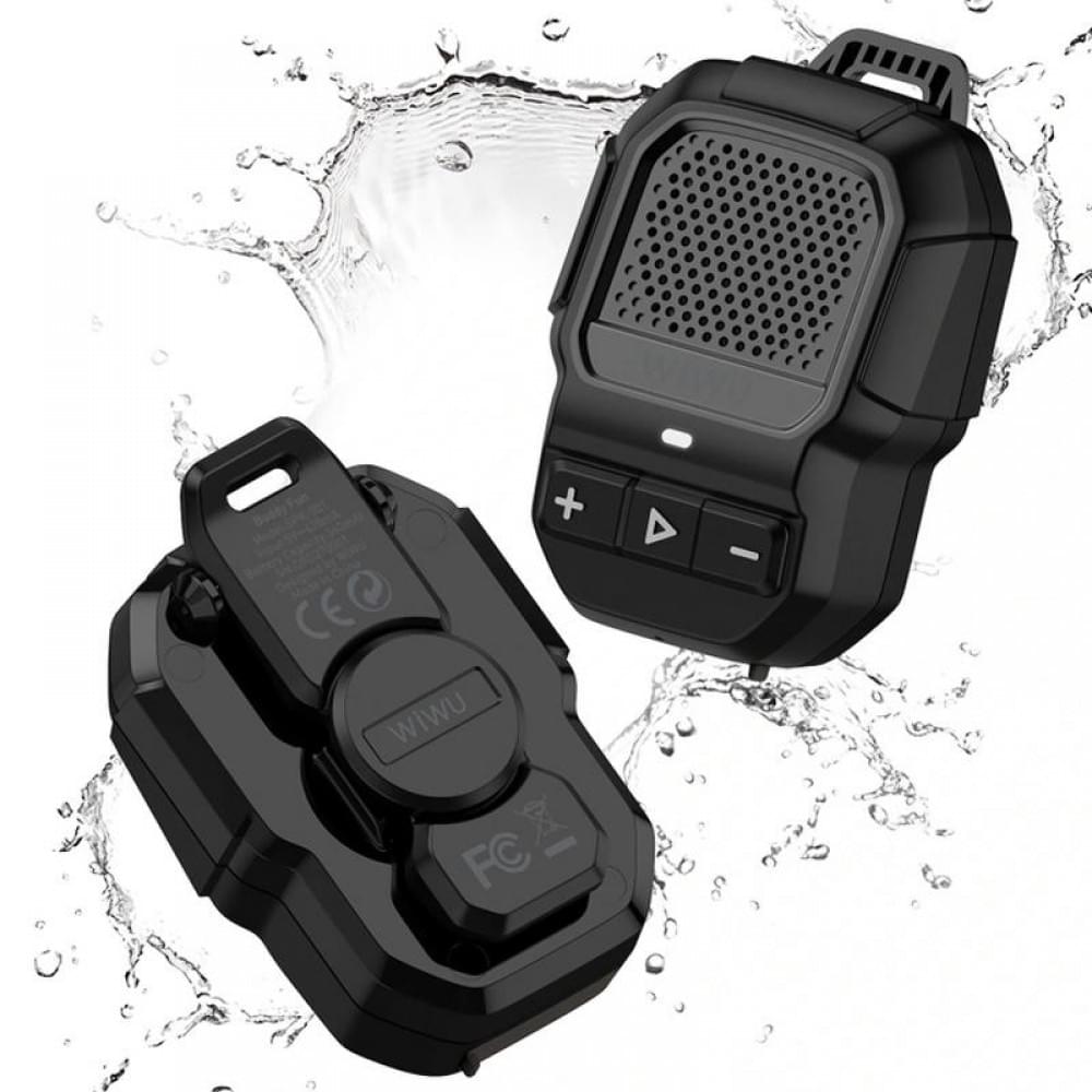 Bluetooth Колонка WiWU SPK-001 Buddy Fun with Magnetic Clip Black