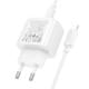 МЗП Hoco CS55A Surplus PD30W+QC3.0 (1USB-A/1C) + кабель Type-C to Lightning White