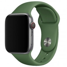 Силіконовий ремінець для Apple watch 42mm/44mm/45mm/49mm Зелений / Clover