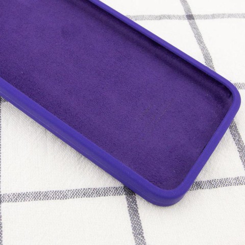 Чохол Silicone Case Square Full Camera Protective (AA) для Apple iPhone 6/6s (4.7") Фіолетовий / Ultra Violet