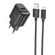 МЗП Hoco C140A Smart QC3.0 18W (1USB-A) + кабель USB to MicroUSB Black