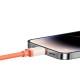 Дата кабель Baseus 0°C Series Fast Charging Type-C to Lightning 20W (1m) (P10368802731) Canyon Coral